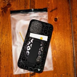 Brand New Black Cheetah Walli IPhone 13 Pro Case
